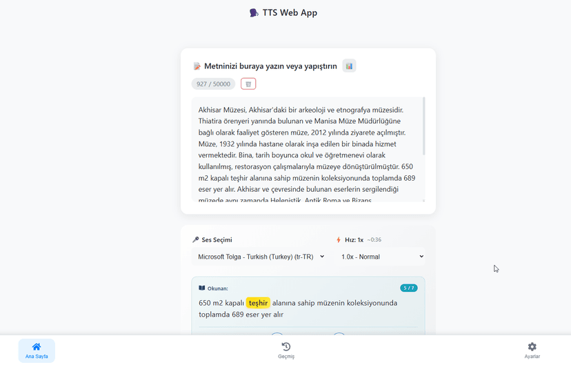 TTS Web App